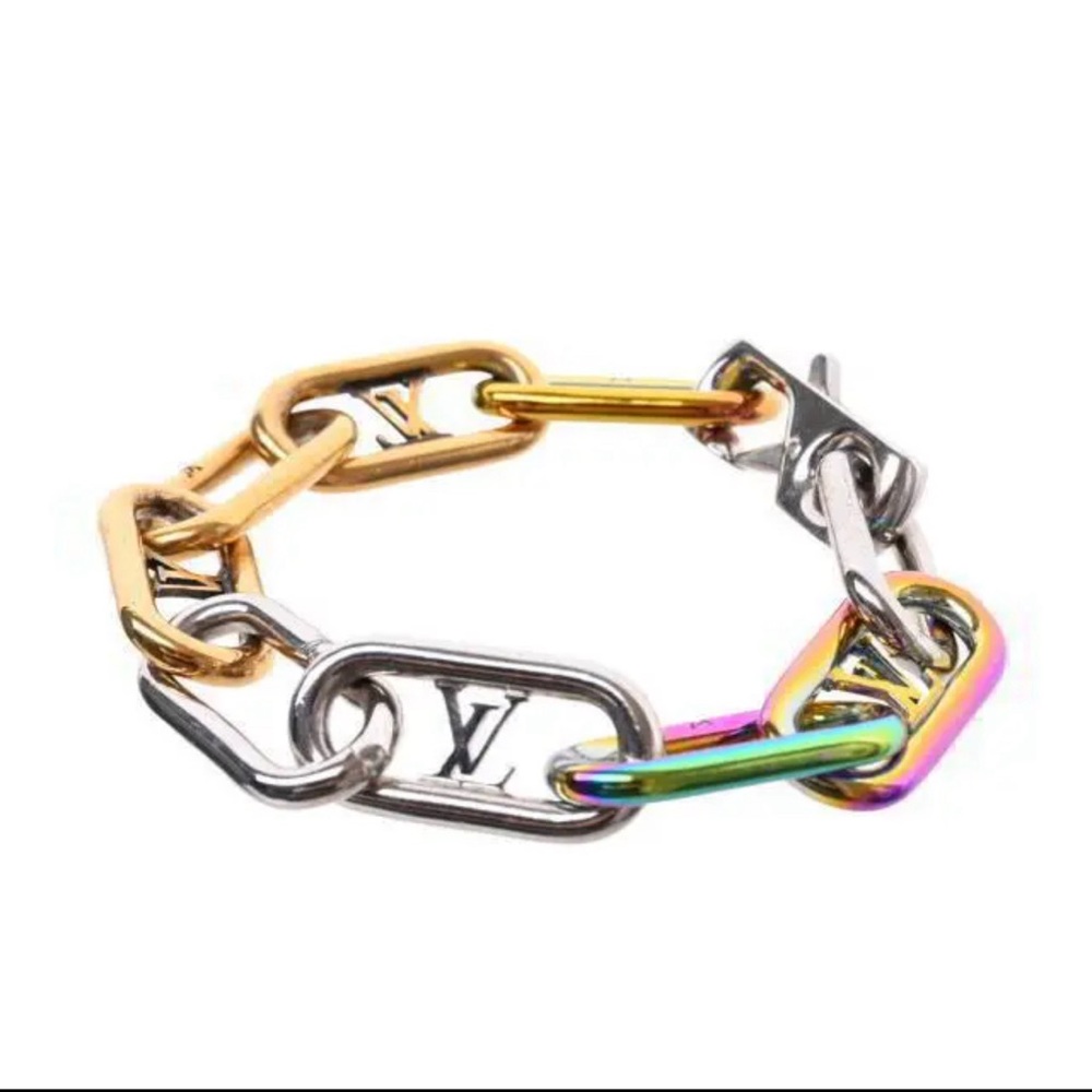 Louis Vuitton Bracelet Signature Metal Mens Accessories - Picture 2 of 6